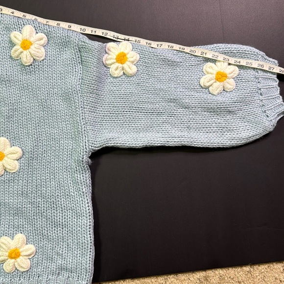 Arula Blue Daisy plus size 3X Cardigan NWT - Picture 5 of 9